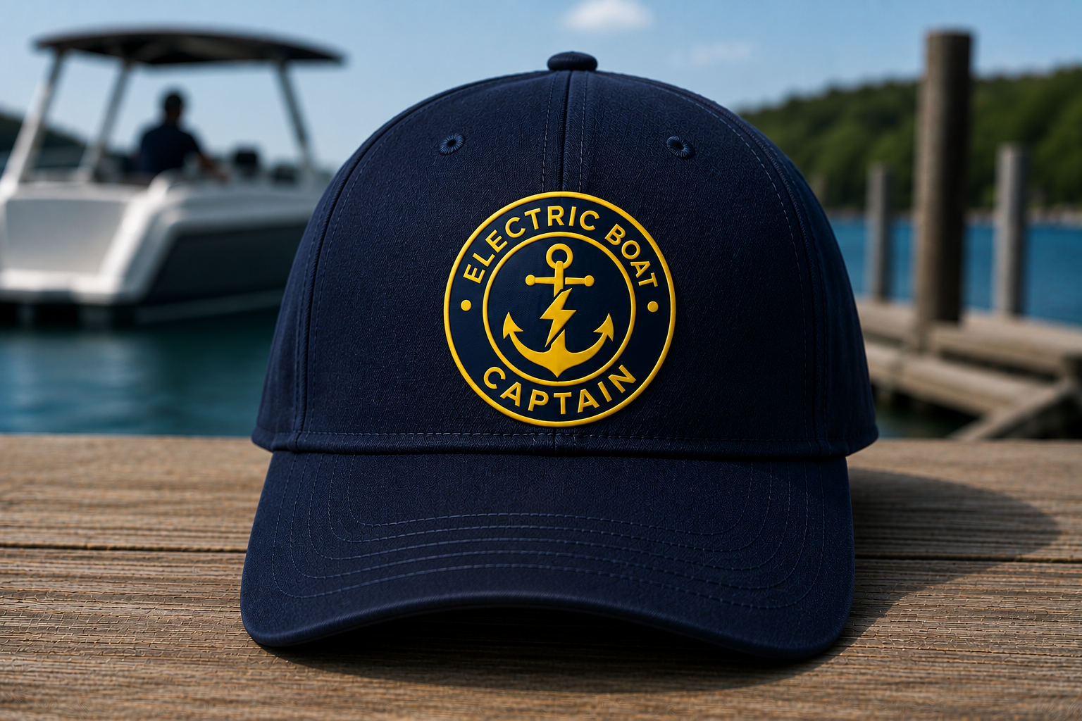 Electric Boat Captain Cap