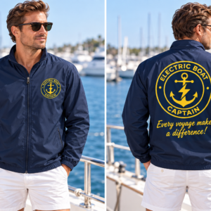 Electric Boat Captain Windbreaker (Mens)