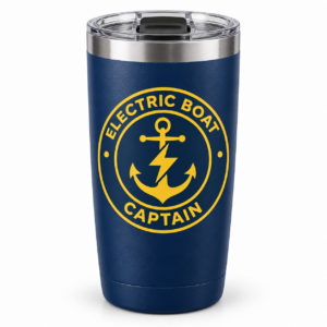 Electric Boat Captain Tumbler